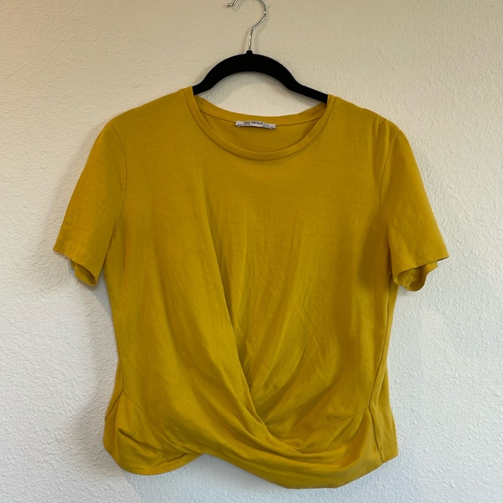 Zara crop tee